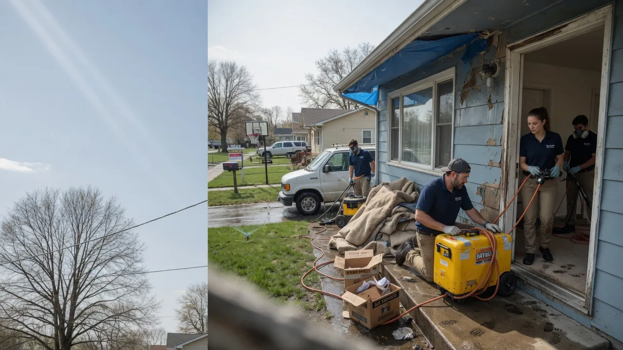 Basement Flood Cleanup in Andalusia, IL near me